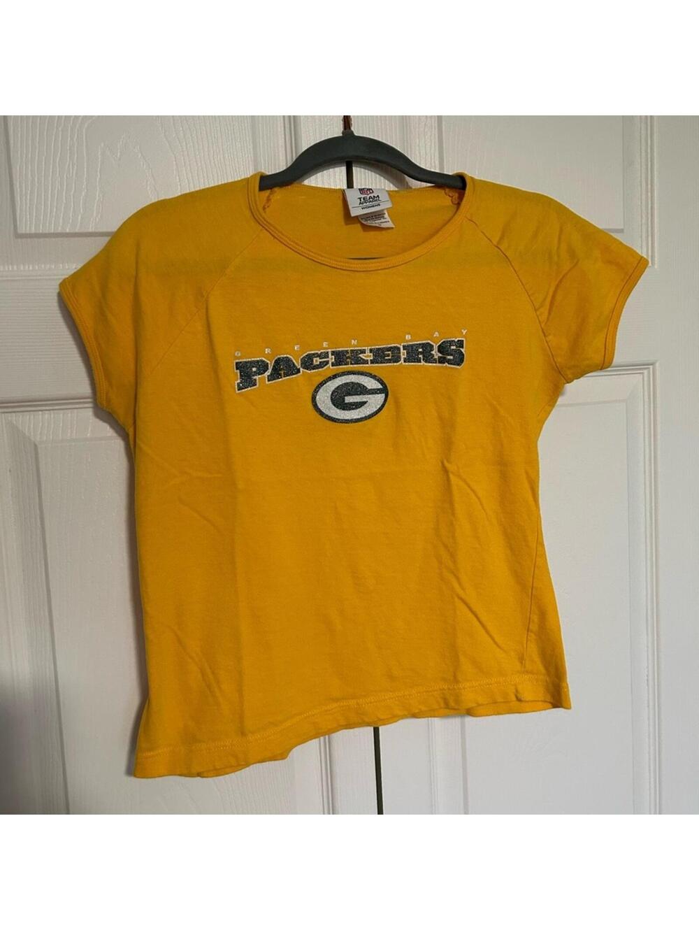 NFL Green Bay Packers Glitter Shirt - M - EUC